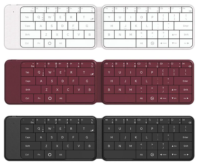 Bow Folding touch keypad